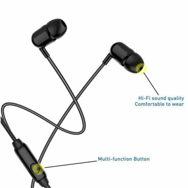 Ubon UB-760 Champ 3.5mm in-Ear Wired Earphones - White - White