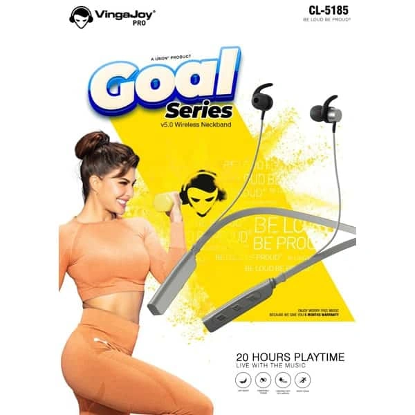 VingaJoy CL-5185 Goal Series Wireless Neckband with 20H Playtime