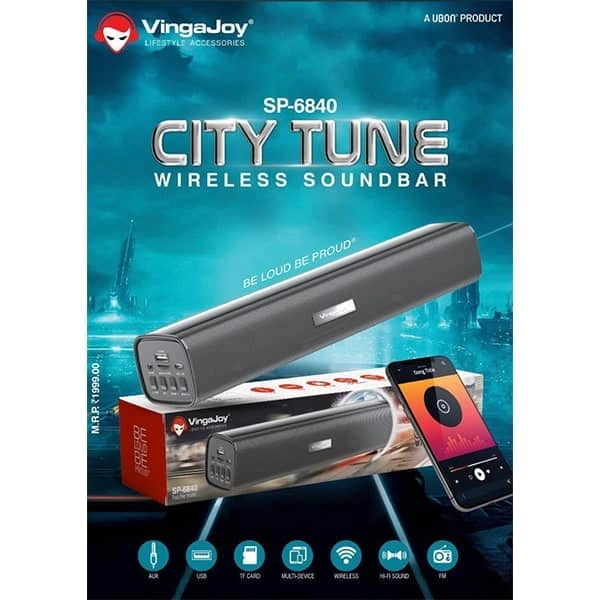 VingaJoy Vingajoy SP-6840 CITY TUNE Wireless Soundbar