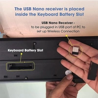 Zebronics COMPANION-107 Wireless Laptop Keyboard Mouse