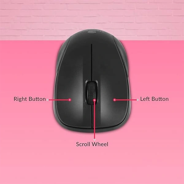 Zebronics COMPANION-107 Wireless Laptop Keyboard Mouse