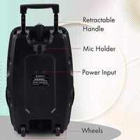 Zebronics ZEB-100 Bluetooth Trolley Speaker (Moving Monster X8L)
