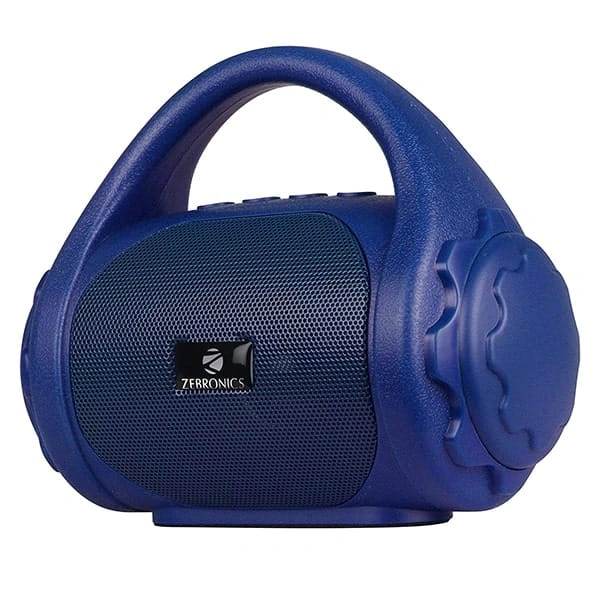 Zebronics Zeb-County 5 Bluetooth Speaker with Built-in FM Radio - Blue - Blue