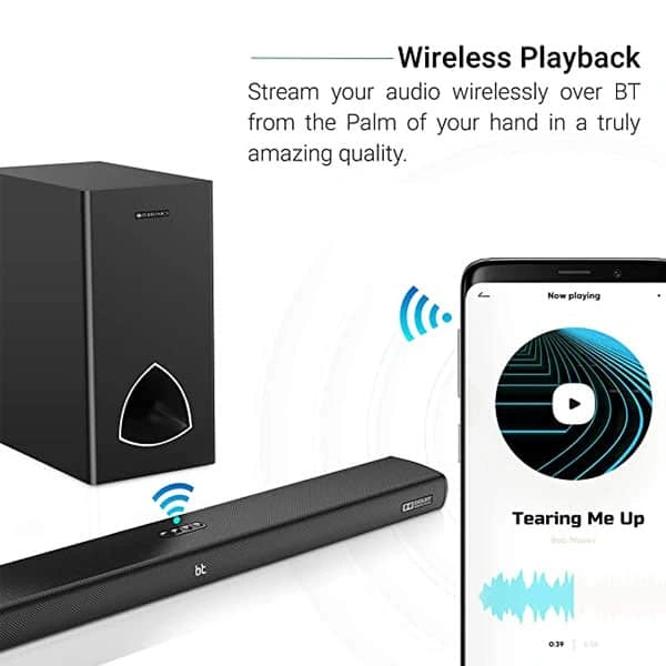 Zebronics Zeb-JUKEBAR 9001 PRO Dolby, 120W Multimedia soundbar with subwoofer