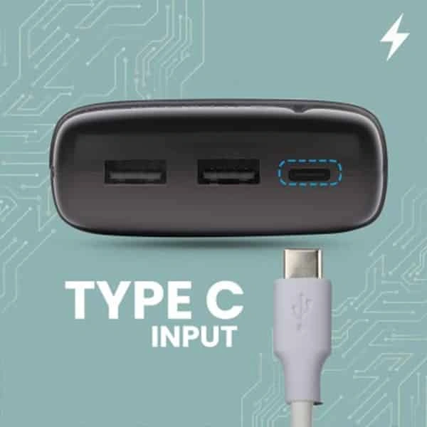 Zebronics Zeb-MD20000G1 20000 mAh Power Bank (12W, Fast Charging)