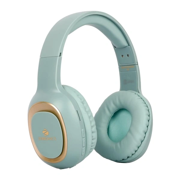 Zebronics ZEBRONICS Zeb-Paradise Bluetooth Headphone Headset with MIC - Green - Green