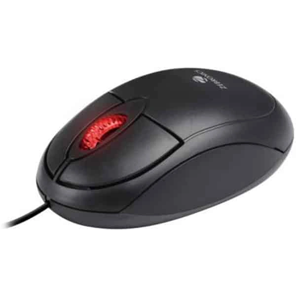 Zebronics ZEB-RISE Wired Optical Mouse (USB 2.0, Black)