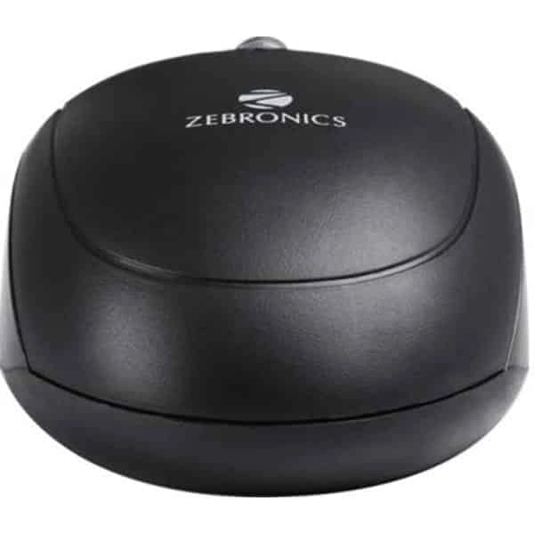Zebronics ZEB-RISE Wired Optical Mouse (USB 2.0, Black)