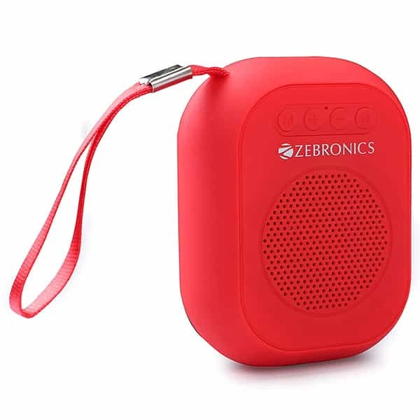 Zebronics ZEB-SAGA 3 W Bluetooth Speaker - Red - Red
