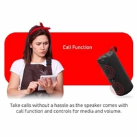 Zebster Zebstar Z-Drum Wireless Speakers - Red - Red