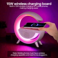 3 In 1 Multiplayer. Charge + Magic Light + Audio Player  - White