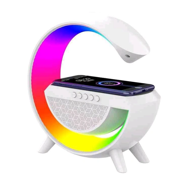 3 In 1 Multiplayer. Charge + Magic Light + Audio Player  - White