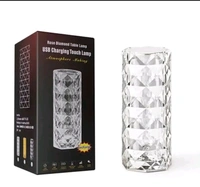 Crystal Rose Table Lamp 16 Colour LED Night Lights For Room Decoration