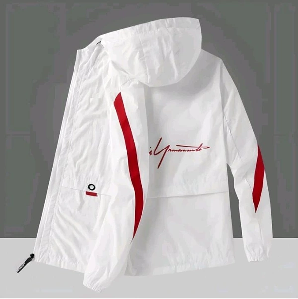 White Colorblock Casual Jumper  - White, L M XL