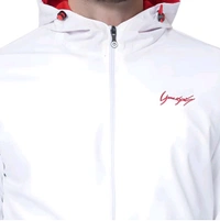 White Colorblock Casual Jumper  - White, L M XL