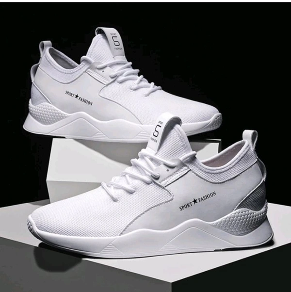 Widget Sneakers For Men (White) - White, 6 7 8 9 10