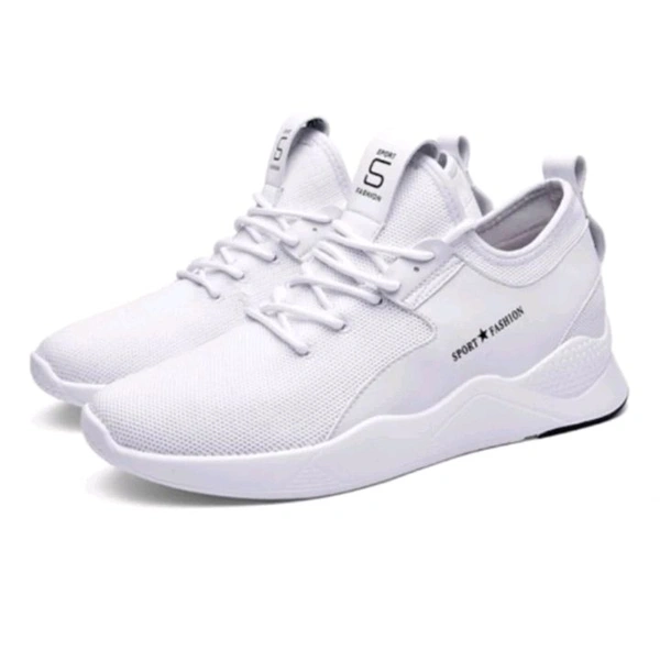 Widget Sneakers For Men (White) - White, 6 7 8 9 10