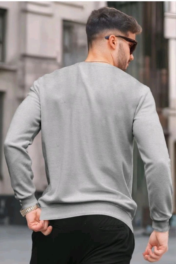 Men Stylish Full Sleeve Solid Sweatshirt  - M L XL