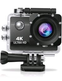 A2P Smart 4K Camera 30Fps Action Digital Camera Ultra Hd Underwater Digital Camera 170 Degree Wide Angle 98Ft Waterproof Digital Camera (4K Ac) Black Roller Camera. - Black, 10000028