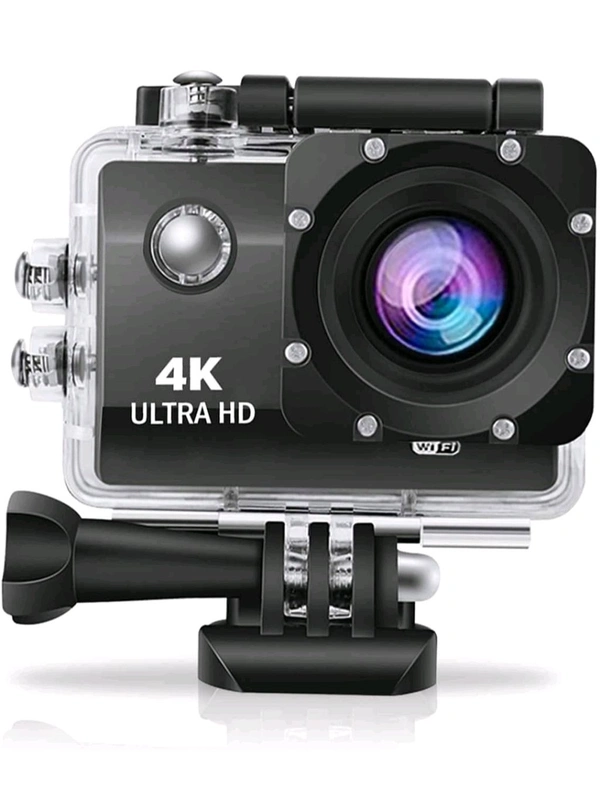 A2P Smart 4K Camera 30Fps Action Digital Camera Ultra Hd Underwater Digital Camera 170 Degree Wide Angle 98Ft Waterproof Digital Camera (4K Ac) Black Roller Camera. - Black, 10000028