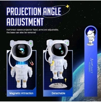 BIG Size A2P Cynlink Acrylonitrile Butadiene Styrene Star Night LED Light,Astronaut Projector With Remote/Timer,Kids Room Decor,Aesthetic Galaxy Projector For Bedroom,Gift For Kids And Adults Room Decor,White - White, Big