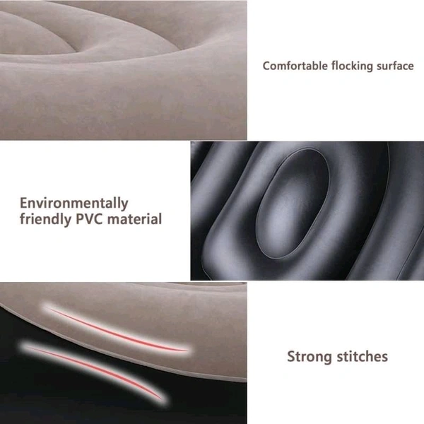 A2P Inflatable Sofa, For Adults And Children. Travelling, Hall, Bedroom, Gallary And Useful For Many Purposes - Gray, XXXL