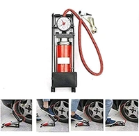 A2P Car, Tubeless Tyre, Bike, Bicycle - Multipurpose Portable Heavy Quality Air Foot Pump Heavy Compressor Sports Cylinder Tyre Inflator with Pressure Gauge. - Blue, Heavy Pump, 1