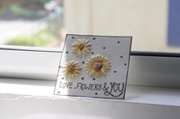 "Love Flowers And You" DIY Thread card.