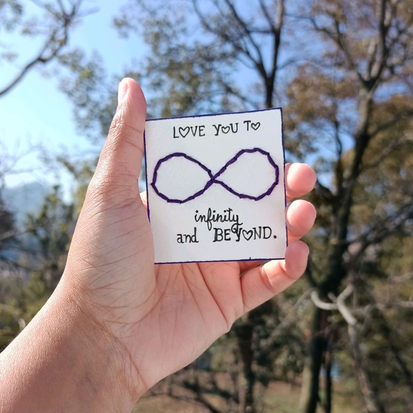 Infinity Thread DIY Card.