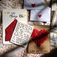 Anniversary Gift Hamper. 5 Cards And 2 Envelopes. Polaroid Photos Can Be Added Too.