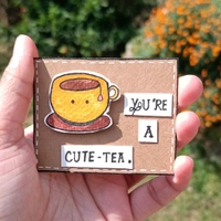 Combo!! Cute-tea Pun Card & Favourite Person Card.