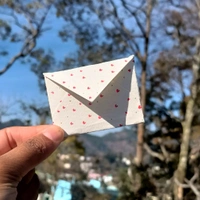 Calendar Card. Envelope Themed Cute Card.
