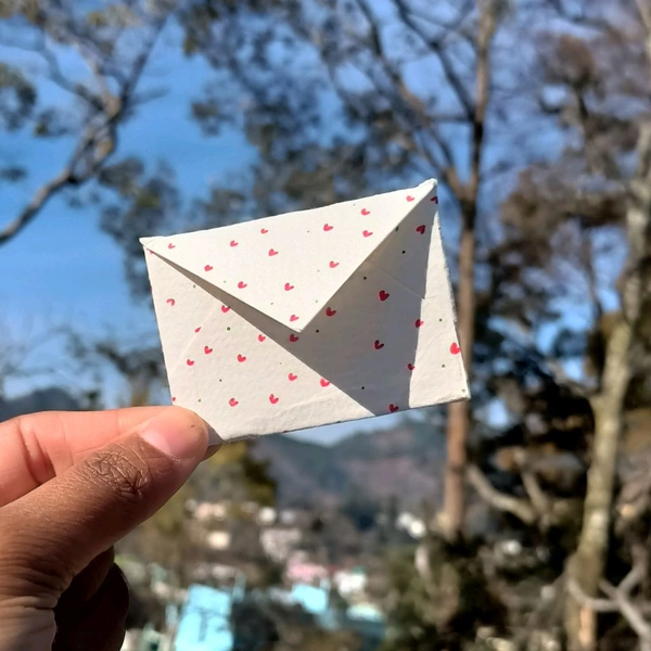 Calendar Card. Envelope Themed Cute Card.