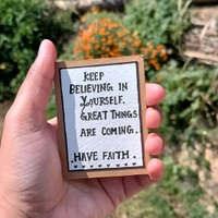 Message Card. 7-8 Words.