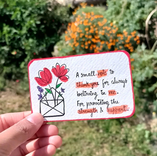 Message Card. 15-20 Words.