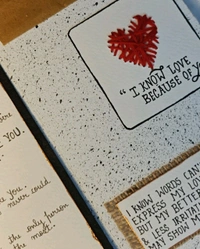 A Handwritten Letter Card. Comes With 4-5 Small Cards, A Message Card And Polaroid Photos. (22-24 Cm In Length).
