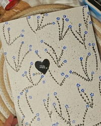 A Handwritten Letter Card. Comes With 4-5 Small Cards, A Message Card And Polaroid Photos. (22-24 Cm In Length).