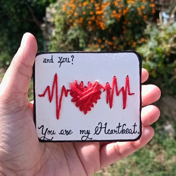 You Are My Heartbeat Thread Card.