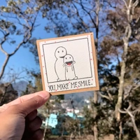 You Make Me Smile. Fun Card.