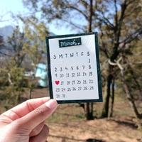 Calendar Card.