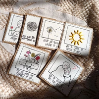 Heartfelt Gift Hamper. 6 Cards With Sweet Poetry Lines.