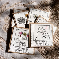 Heartfelt Gift Hamper. 6 Cards With Sweet Poetry Lines.