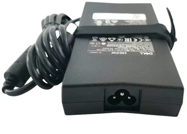 Dell 130W Small Pin Original Laptop Charger (Renewed) - A