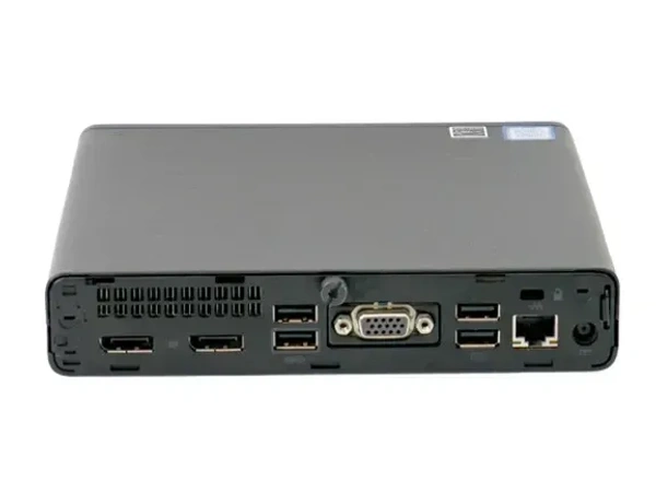 HP ProDesk 400 G3 Tiny PC (Refurbished) - Black, A, Corei3 6th, 256GB, 8GB