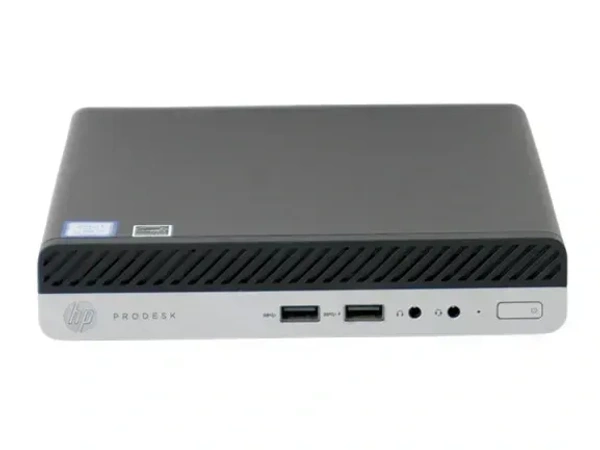 HP ProDesk 400 G3 Tiny PC (Refurbished) - Black, A, Corei3 6th, 256GB, 8GB