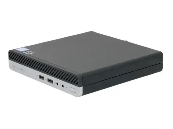 HP ProDesk 400 G3 Tiny PC (Refurbished) - Black, A, Corei3 6th, 256GB, 8GB