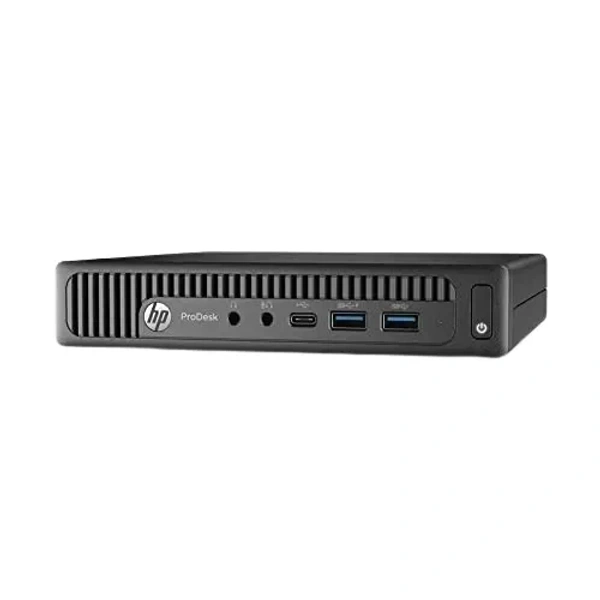 HP ProDesk 600 G2 Tiny PC (Renewed) - Black, A, Corei3 6th, 256GB, 8GB