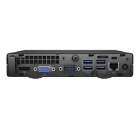 HP ProDesk 600 G2 Tiny PC (Renewed) - Black, A, Corei3 6th, 256GB, 8GB