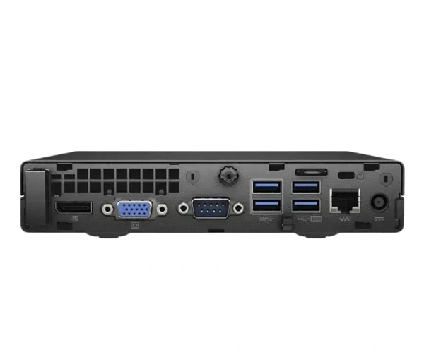 HP ProDesk 600 G2 Tiny PC (Renewed) - Black, A, Corei3 6th, 256GB, 8GB