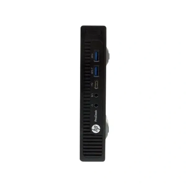 HP ProDesk 600 G2 Tiny PC (Renewed) - Black, A, Corei3 6th, 256GB, 8GB